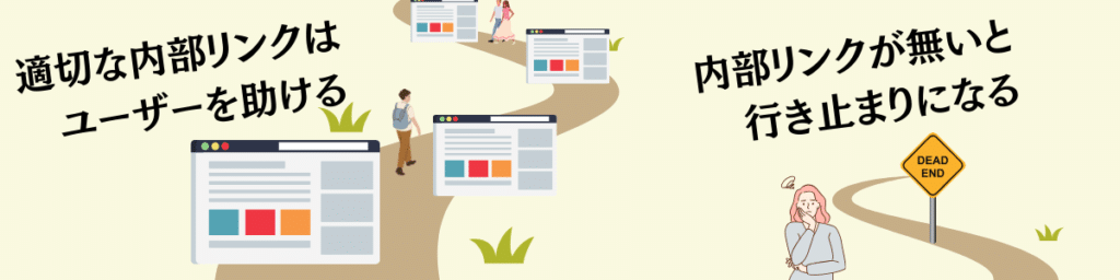 内部リンクはユーザーを助ける